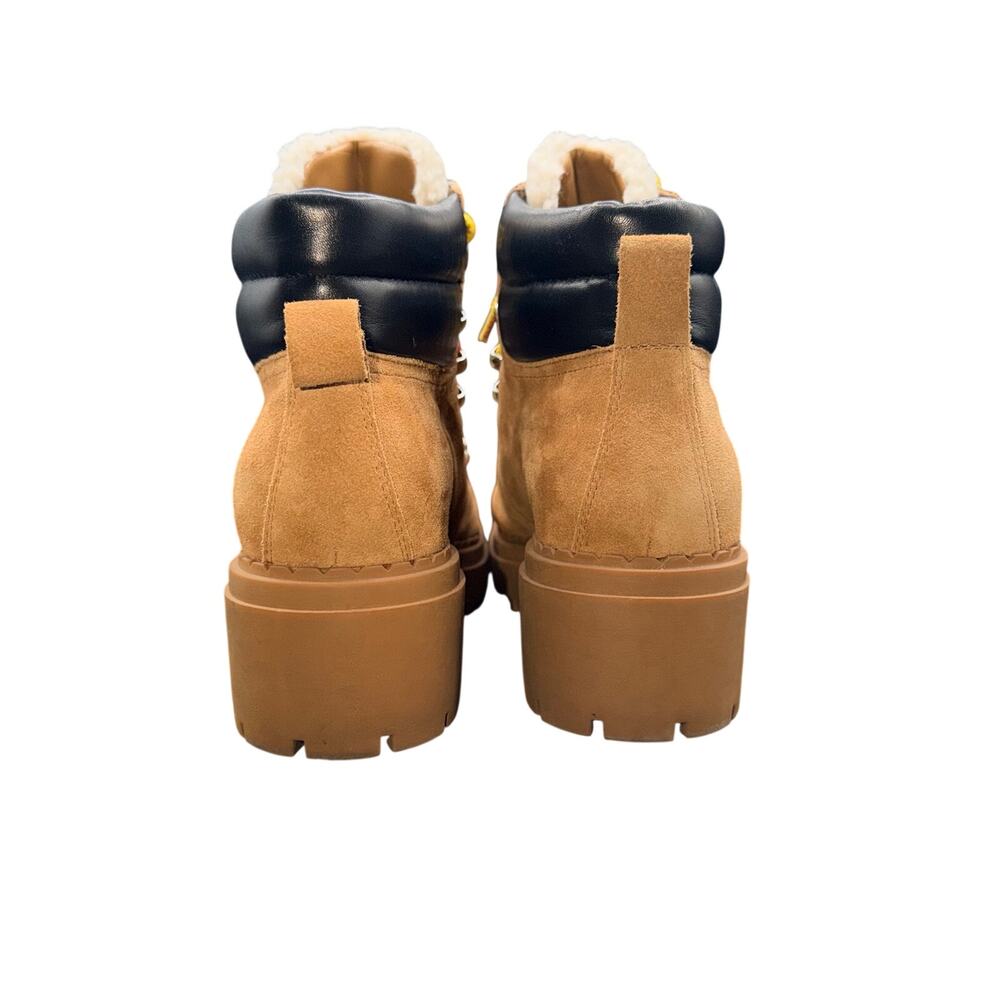 Marc Fisher Ltd MLNAIRY Shearling Lug Sole Hiker Boots Women’s 8M - Picture 4 of 15